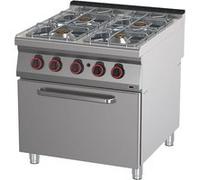 Fourneau à gaz avec four 2/1 SPT 90/80 21 G Redfox G