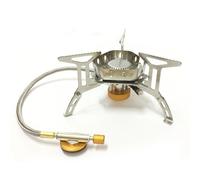 Fourneau À Gaz De Camping Fendu, Accessoires, Portable, Pique-Nique, Plat, Résistant Au Vent, Pour L'extérieur, Avec Étui De Rangement