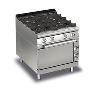Fourneau à Gaz sur Four - 4 feux vifs - P 700-28,4 kW - Baron
