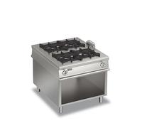 Fourneau à Gaz sur meuble - 4 feux vifs - P1100-31,4 kW - Baron
