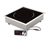 Fourneau à induction el. Panneau de commande manuel 9 niveaux de puissance 230 V RIB 3521 EB Redfox