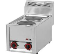 Fourneau électrique 2x feu sans soubassement 230 V SP 30 EL Redfox