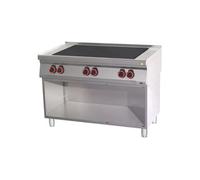 Fourneau Electrique Coup de Feu sur Meuble Redfox SPL 70 E 1200x700x910 mm Blanc