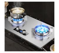 Fourneau En Acier Inoxydable 75 Cm, 2 Brûleurs, 5,2/8,5 KW, Protection Contre Les Fuites De Gaz, Adapté Aux Cuisines Domestiques(LPG)