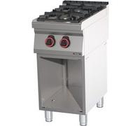 Fourneau gaz 2 feux avec soubassement 40 Casselin