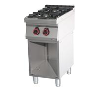 Fourneau gaz 2 feux avec soubassement HP 40 - Casselin