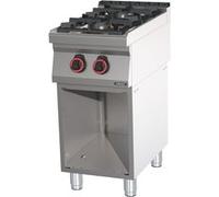 Fourneau gaz 2 feux avec soubassement HP 40 Casselin
