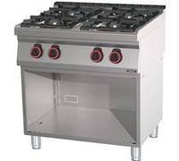 Fourneau gaz 4 feux avec soubassement HP 80 Casselin