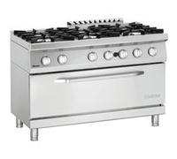 Fourneau Gaz 6 Brûleurs sur Four Gaz 13,5 kW Bartscher 1