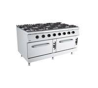 Fourneau Gaz 8 Brûleurs avec Four à Gaz 12 kW Gamme 900 Combisteel