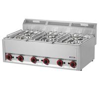 Fourneau gaz à poser 6 feux P 99 - Casselin