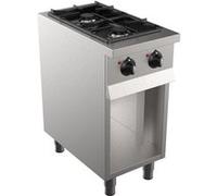 Fourneau Gaz Professionnel sur Meuble Gamme 700 - Combisteel - - Acier inoxydable700x700 400x700x900mm
