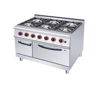Fourneau Gaz sur Four Série 700 4 à 6 Brûleurs