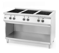 Fourneau Induction Pro Stand 6 Zones 25.5kW 120x70cm