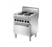 Fourneau sur four électrique 12,4 kW 4 plaques four électrique 4,2 kW Bartscher 1 G