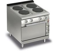 Fourneau sur Four Electrique 4 plaques électrique P 700 16,4 kW Baron 1 G