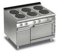 Fourneau sur Four Electrique - 6 plaques - 21,6 kW - P700 - Baron