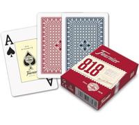 Fournier – Cartes à jouer de poker – Nº 818 – 55 cartes – Blanc G