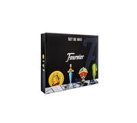 Fournier Coffret Mus Complet - Deck Espagnol, Tapis 50 x 40 cm, 20 amaraques, Sac en suédine et étui élégant