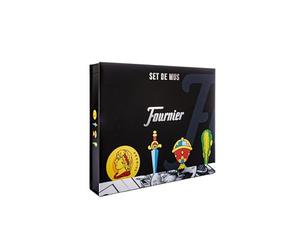 Fournier Coffret Mus Complet - Deck Espagnol, Tapis 50 x 40 cm, 20 amaraques, Sac en suédine et étui élégant