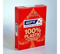 Fournier Jeu de cartes Poker EPT – Plastique professionnel – Neuf – Bleu ou Rouge