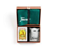 Fournier Jeu De Société Mus En étui Doublé En Similicuir Avec Jeu De Cartes Au Design Menthe Et Tapis Version Espagnole