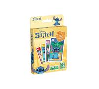 Shuffle | Stitch, Jeu de Cartes 4 en 1 | A partir de 2 Joueurs | Dès 4 Ans | 7 Familles, Bataille, Mémo et Action - Jeu de cartes Disney Lilo & Stitch pour enfants, famille et amis