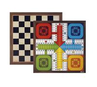 Fournier Plateau De Jeu De Parking Pour 4 Joueurs Et Jeu D´échecs 40x40 Cm