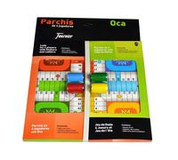 Fournier Parchís Board For 4 Players With Given And Buffers Board Game 33x33 Cm Clair Enfants