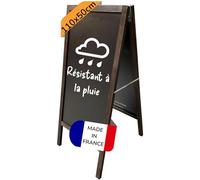 FournierWerk Stop Trottoir Exterieur Professionnel Fabriqué en France, Résistant à la pluie | Ardoise Restaurant sur chevalet