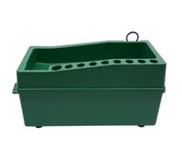 Fournisseur automatique de balle de golf, machine T de golf, équipement de terrain de golf, lancement automatique 3 sacs de raquette, espace pour jusqu'à 100 balles de golf, pas de raccordement