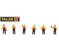 Faller Figurines – Livreurs de colis – N 1/160 – 6 pièces – 155602