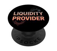 Fournisseur de liquidités Drôle Crypto Trader PopSockets PopGrip Adhésif