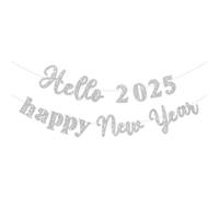 Fournisseur de Nouvel An 2025 - Papier pailleté noir et doré - Alphabets pour décoration de la maison et événements festifs