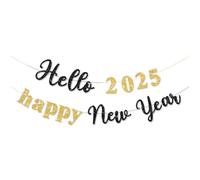 Fournisseur de nouvel an noir or brillant alphabet décoration maison fête et usage commercial 2025