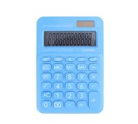 Fourniture Scolaire Calculatrice De Bureau avec Écran À 12 Chiffres Multifonction Adaptée La Maison Et Au Outils Auxiliaires(Blue)
