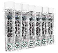 Fournitures de bureau 7x 750ml AABCOOLING Home&Office Bombe a Air Comprimé Gas Duster 750ml K3 Computer Cleaner, Nettoyage de l'équipement de bureau, Préparation en Spray de Air Comprimé