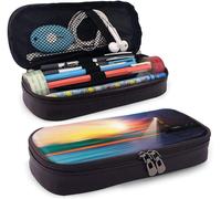 Fournitures De Bureau Écriture Trousses Pastel Geometric Graphic Design Pencil Case Holder Large Capacity Pencil Pouch Stationery Organizer With Zipper For School Office,Multifunction Cosmetic Makeup