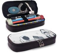 Fournitures De Bureau Écriture Trousses Pu Leather Pencil Case Education Is An Act Of Love Pen Bag Zippered Pen Pouch Pencil Holder Case For School Work Office