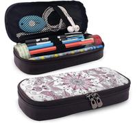 Fournitures De Bureau Écriture Trousses Pu Leather Pencil Case Ouija The Mystifying Oracle Pencil Bag Zippered Pen Pouch Pencil Holder Case For School Work Office