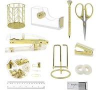 Fournitures De Bureau Et Accessoires De Bureau Pour Les Femmes,Extracteur D'agrafes Et D'agrafes,Fournitures De Papeterie,Support De Téléphone,Support De Ruban,Porte-Stylo,Stylo À Bille,Ciseaux