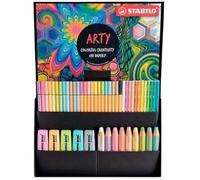 Fournitures De Dessin - Stabilo - Colorful Arty - 5 Boss Original Pastel - 9 Woody 3 En 1 - 12 Aquarelle