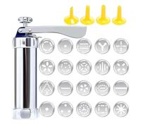 Fournitures de fabrication de biscuits - Ensemble de presse à biscuits en acier inoxydable | Outils de cuisson pour la maison, les appartements, les dortoirs | Parfait pour Noël, friandises de