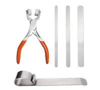 Fournitures de fabrication de bracelets 5 en 1, cintreuse Portable, outil de pliage, pince à mâchoire en Nylon, barre en aluminium, fabrication de bijoux à bricoler soi-même, outils de mise en forme