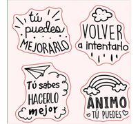 Fournitures de fabrication de cartes, modèles de scrapbooking, 11 x 11 cm, mot espagnol et phrase commune, tampon transparent en silicone pour scrapbooking, décoration d'album photo