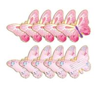 Fournitures de fête d'anniversaire sur le thème des papillons, assiettes, serviettes, tasses, drapeaux suspendus et plus encore en option pour fête d'anniversaire
