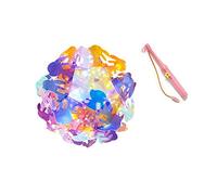 Fournitures de fête pour enfants - Décorations de fête faites à la main - Lumière LED - Jouet rond - Kit d'artisanat pour adultes - Lumière LED pour festival de mi-automne