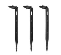 Fournitures de jardin Tuyau de 3/5mm Barbed Barbed Coude Flèche Tripper 3mm Curved Arrow Micro Goutte Émetteur Garden Jardin Irrigation Erant d'arrosage 100pcs Bonne performance de l'eau d'étanchéité