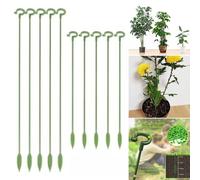 Fournitures de jardinage essentielles - Tiges de support pour roses et tomates - Design robuste pour améliorer la croissance