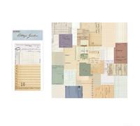 Fournitures de journal indésirable d'inspiration vintage avec 60 feuilles et 30 variations de motifs pour scrapbooking, design d'étiquettes, boîte d'art, projets de peau d'ordinateur portable et plus